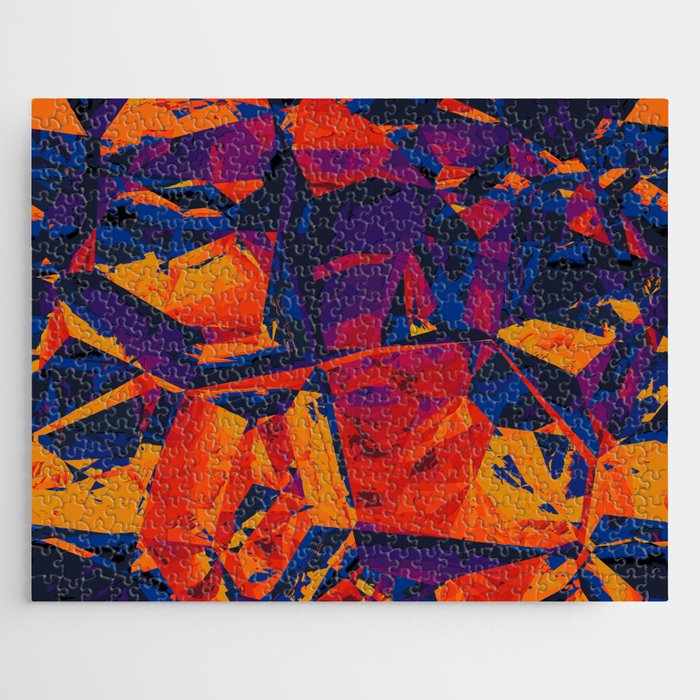 Scattered Abstract  Jigsaw Puzzle
