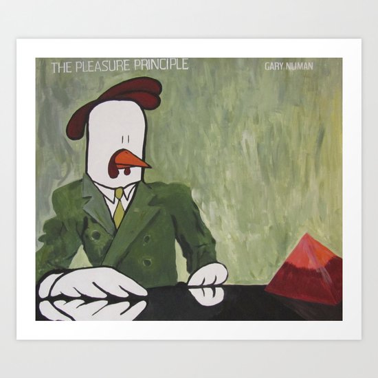 Gary Numan - The Pleasure Principle Art Print