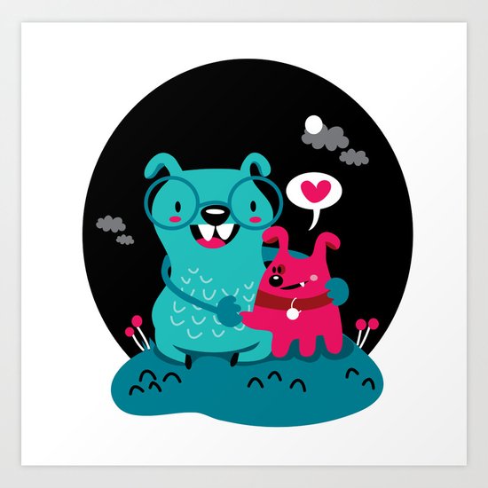 True love Art Print