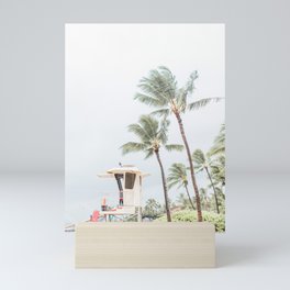 Beachside Hawaii Mini Art Print
