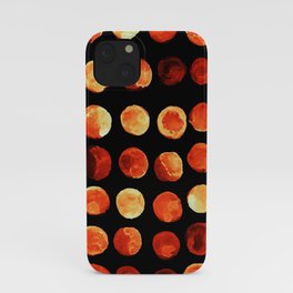 Orange dots iPhone Case