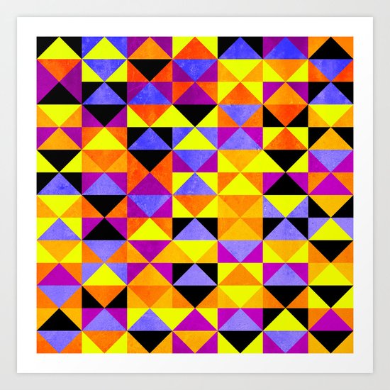 Triangles II Art Print
