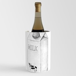 Milk Carton Sketch Wine Chiller
