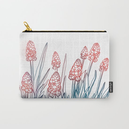 Hyacinths Carry-All Pouch