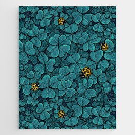 Find the lucky clover in blue 2 Jigsaw Puzzle
