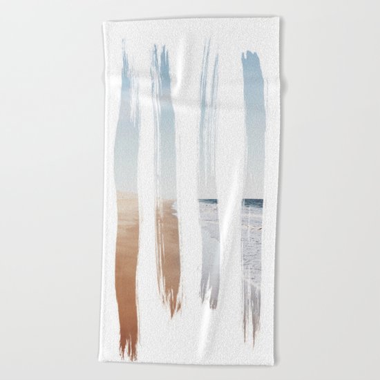 into the sea Beach Towel