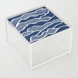 Abstract mountains line 2 Acrylic Box
