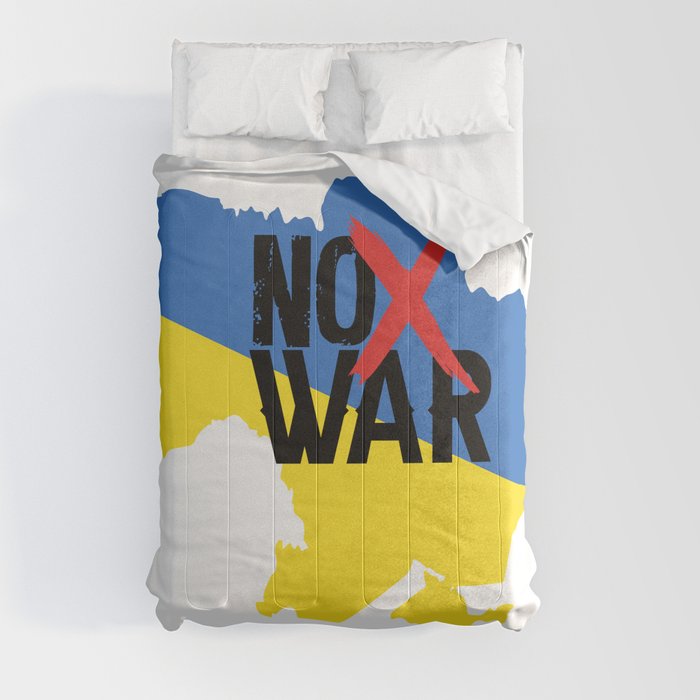 Ukraine No War Comforter
