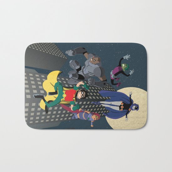 Teen Titans Bath Mat