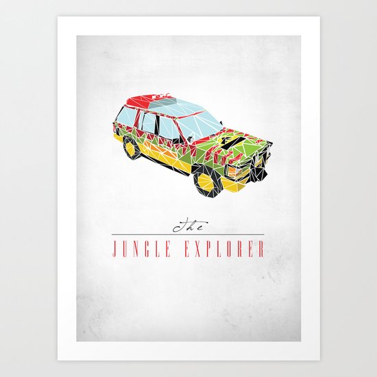 The Jungle Explorer Art Print