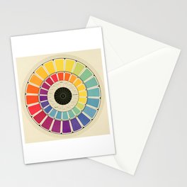 Color Wheel Spinner Stationery Cards