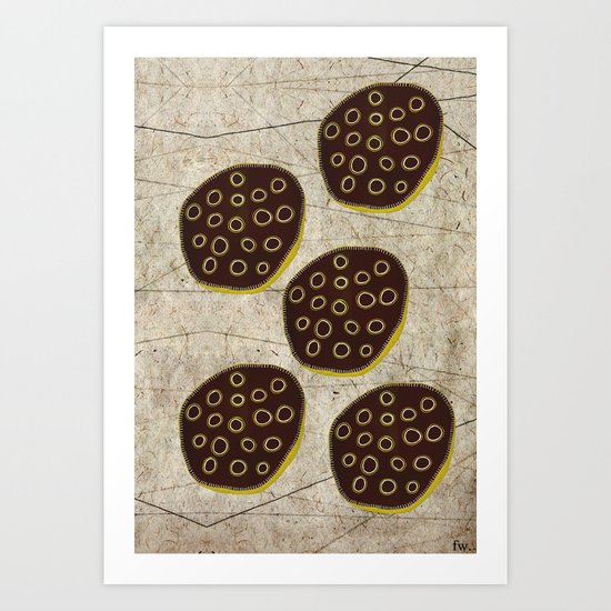 Black Lotus Art Print