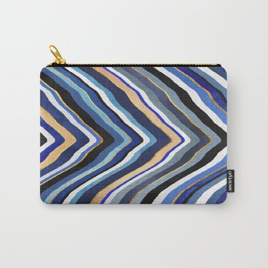 Blue Slice Carry-All Pouch