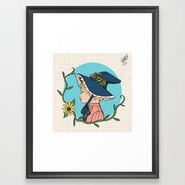 Flower Witch Framed Art Print