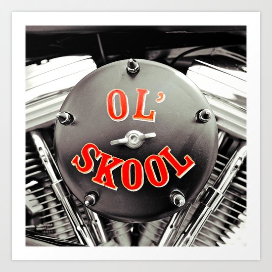 Ol' Skool Art Print
