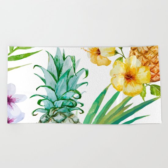 Pines & palms Beach Towel