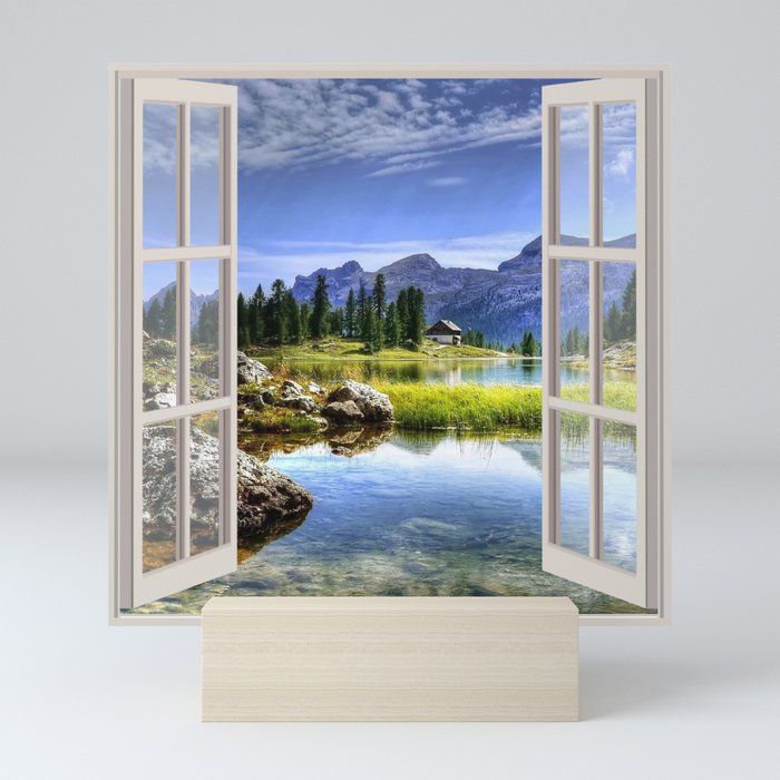 Beautiful Lake | OPEN WINDOW ART Mini Art Print