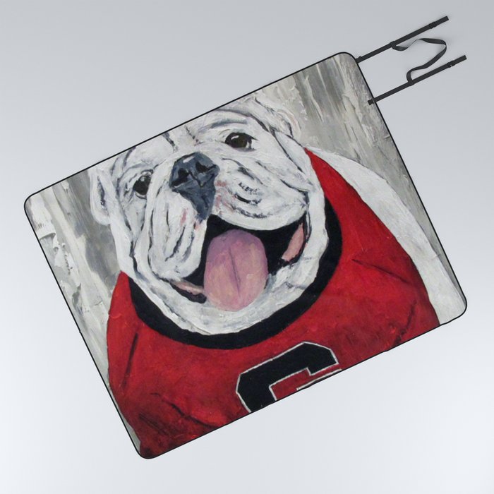 UGA Bulldog Picnic Blanket