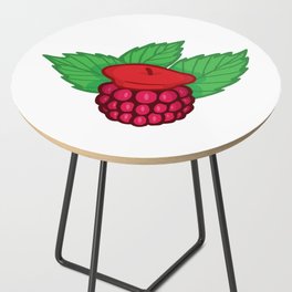 Raspberry Beret Side Table