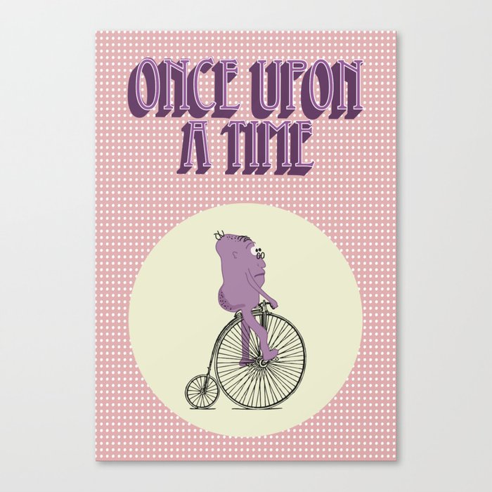 once upon a time Canvas Print