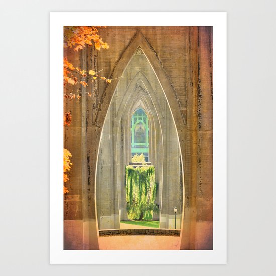 CATHEDRAL ARCHES Art Print