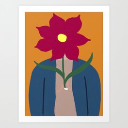 Bloop Flower Art Print