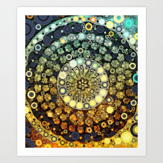 :: Kitchen Dance :: (...and those who were seen dancing, were thought to be insane) Art Print
