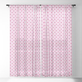 Pink Hearts No. 1 | Heart Pattern | Love Hearts | Patterns | Love | Romance | Valentines Sheer Curtain