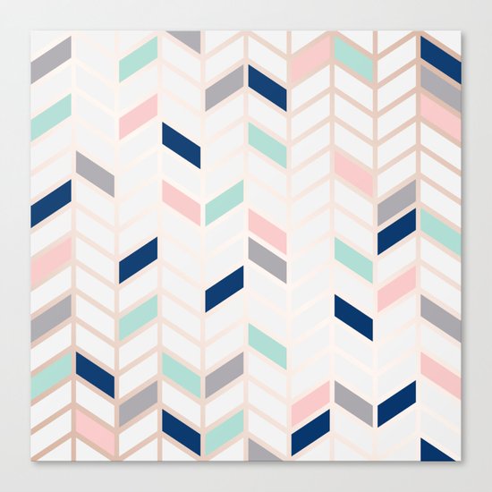 Herringbone Canvas Print