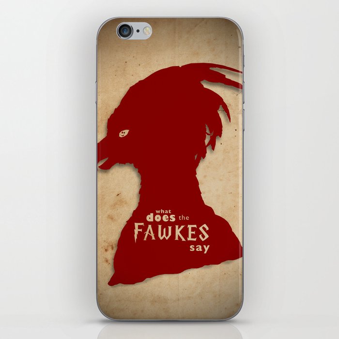 What Does the Fawkes Say? iPhone Skin