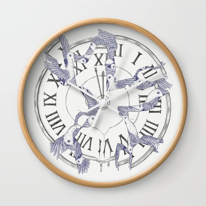 Existence with Time (Time Travelers) Wall Clock