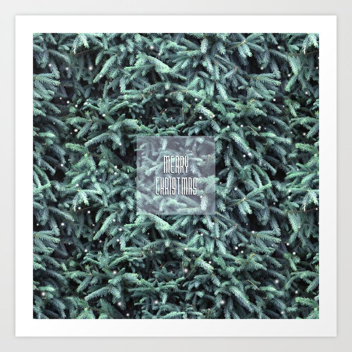 Forest Spruce Art Print