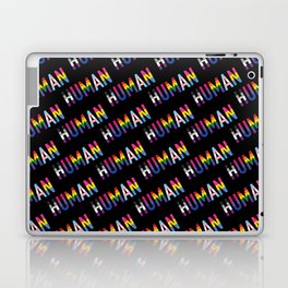 HUMAN, various queer flags 1_pattern Laptop Skin