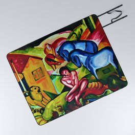 The Dream by Franz Marc Picnic Blanket