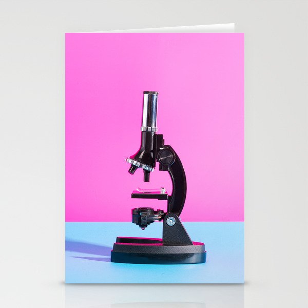 Portrait of a Microscope Stationery Cards