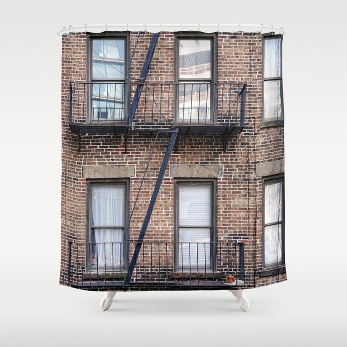 New York Fire Escape Shower Curtain