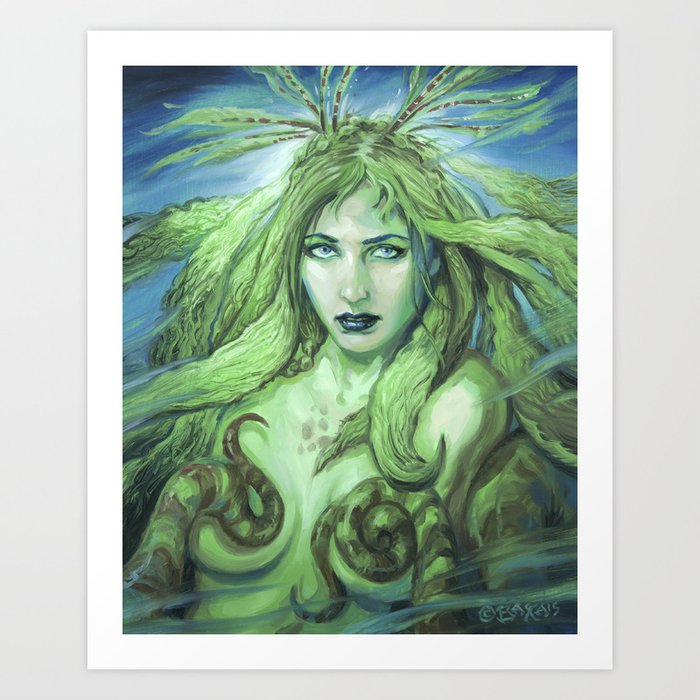 Kelp Nymph by BAXA Art Print