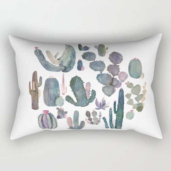 cactus fat Rectangular Pillow
