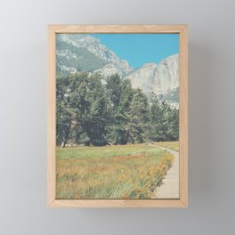 Yosemite Path Framed Mini Art Print