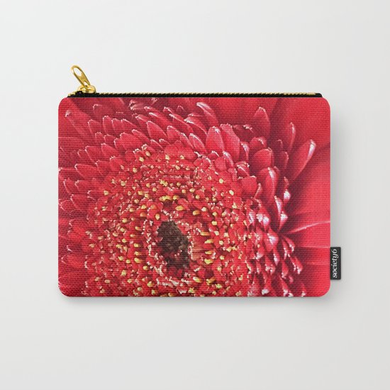 Red Dahlia Carry-All Pouch
