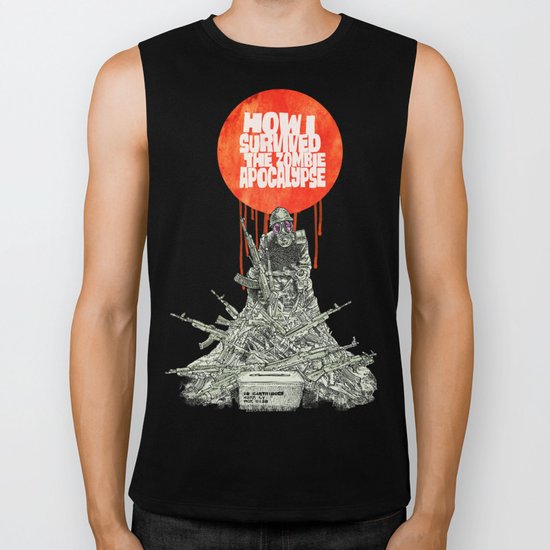 How I Survived The Zombie Apocalypse Biker Tank