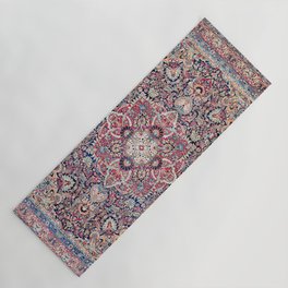 Kashan Central Persian Rug Print Yoga Mat