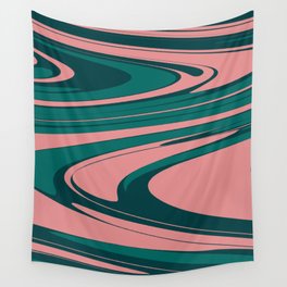 Abstraction_LIQUID_FLOW_YIN_YANG_RHYTHM_VIBE_POP_ART_0721C Wall Tapestry