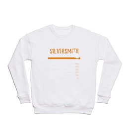 Silversmith Ingredients Crewneck Sweatshirt | Platero, Graphicdesign, Silversmiths, Career, Silversmith, Orfevre, Stribrnik, Silberschmied, Kujundzija, Profession 