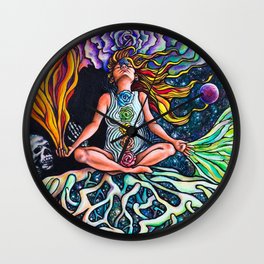 Goddess Rising Wall Clock