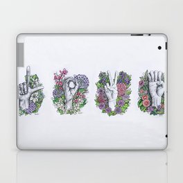 LOVE- ASL alphabet art Laptop Skin