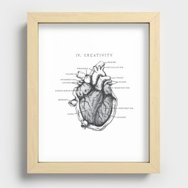 Heart of Creativity Recessed Framed Print