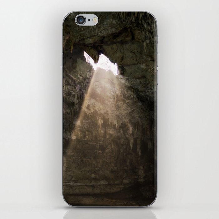 Mexico Photography - Beam Of Light Shining Through The Mountain iPhone Skin