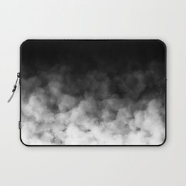 Ombre Black White Minimal Laptop Sleeve