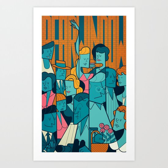 Rear Window Art Print